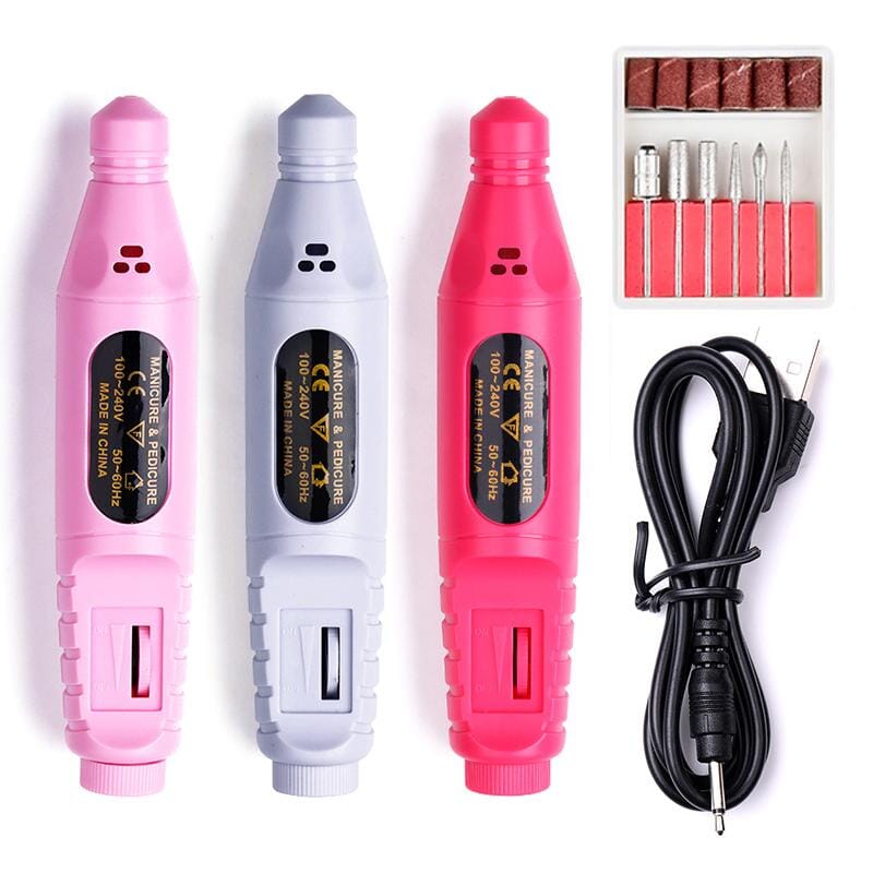 Electric Nail Drill & File Set