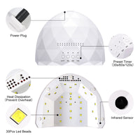 Professional UV/LED Nail Lamp — 48W 5